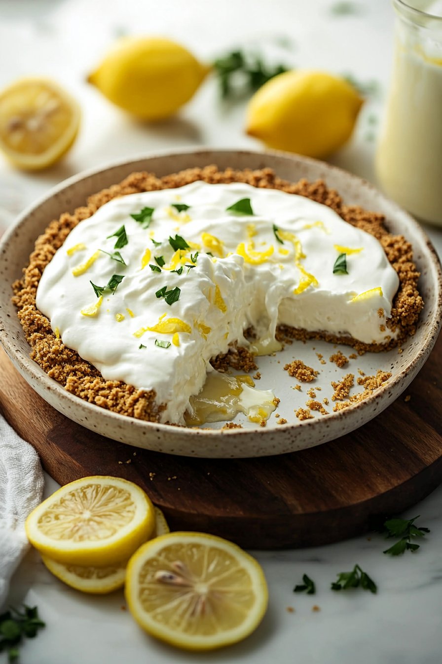 No-Bake Zitronen-Eisbox-Torte