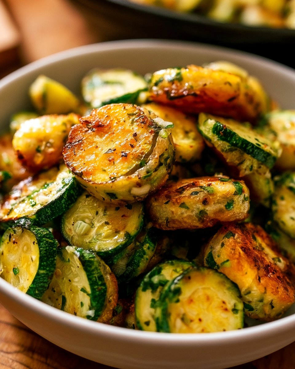 Garlic Zucchini Bites