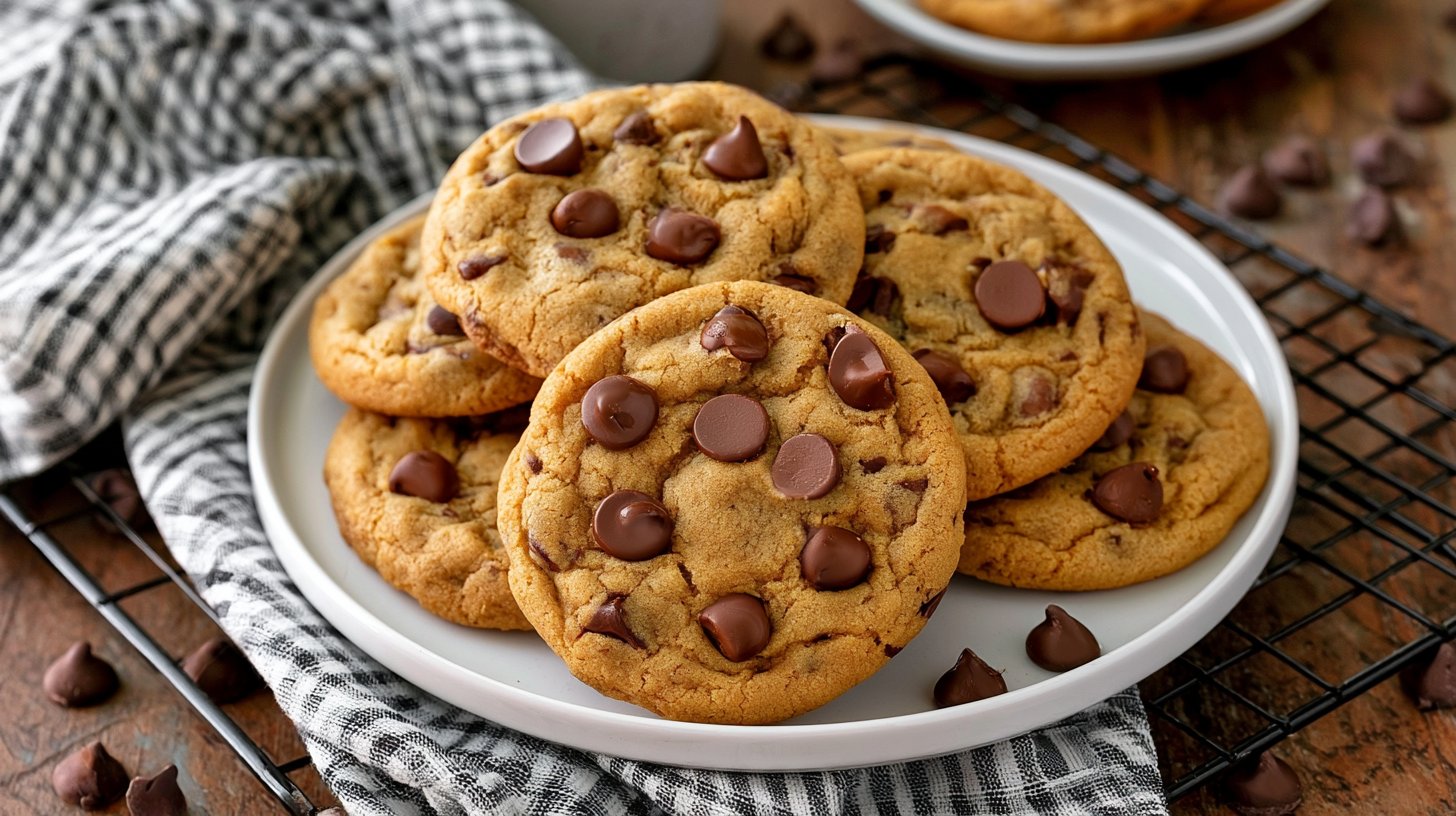 No Butter Chocolate Chip Cookies