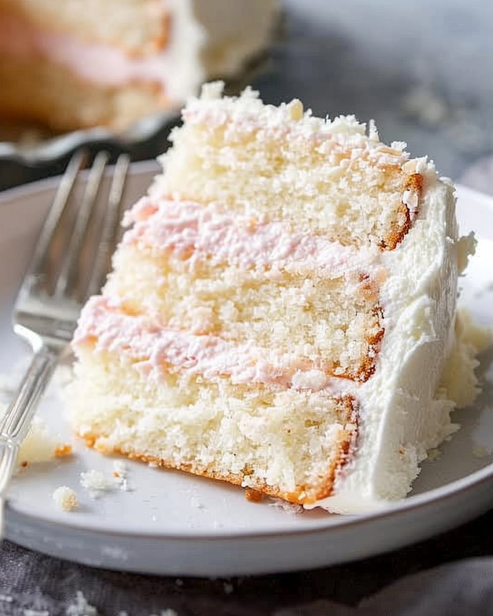 White Almond Cake