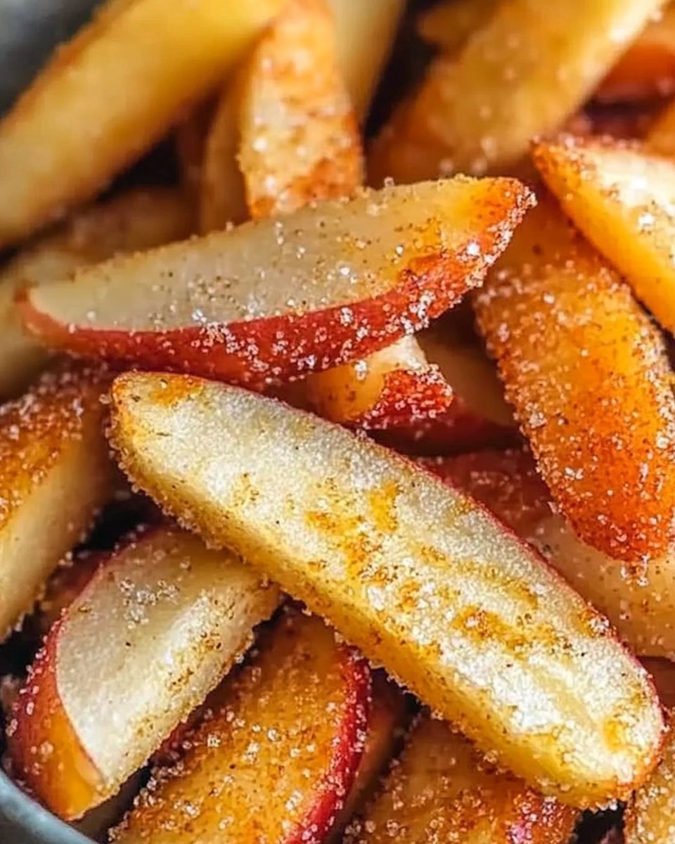 Knusprige Air Fryer Apfel-Pommes: Der gesunde Snack-Kick