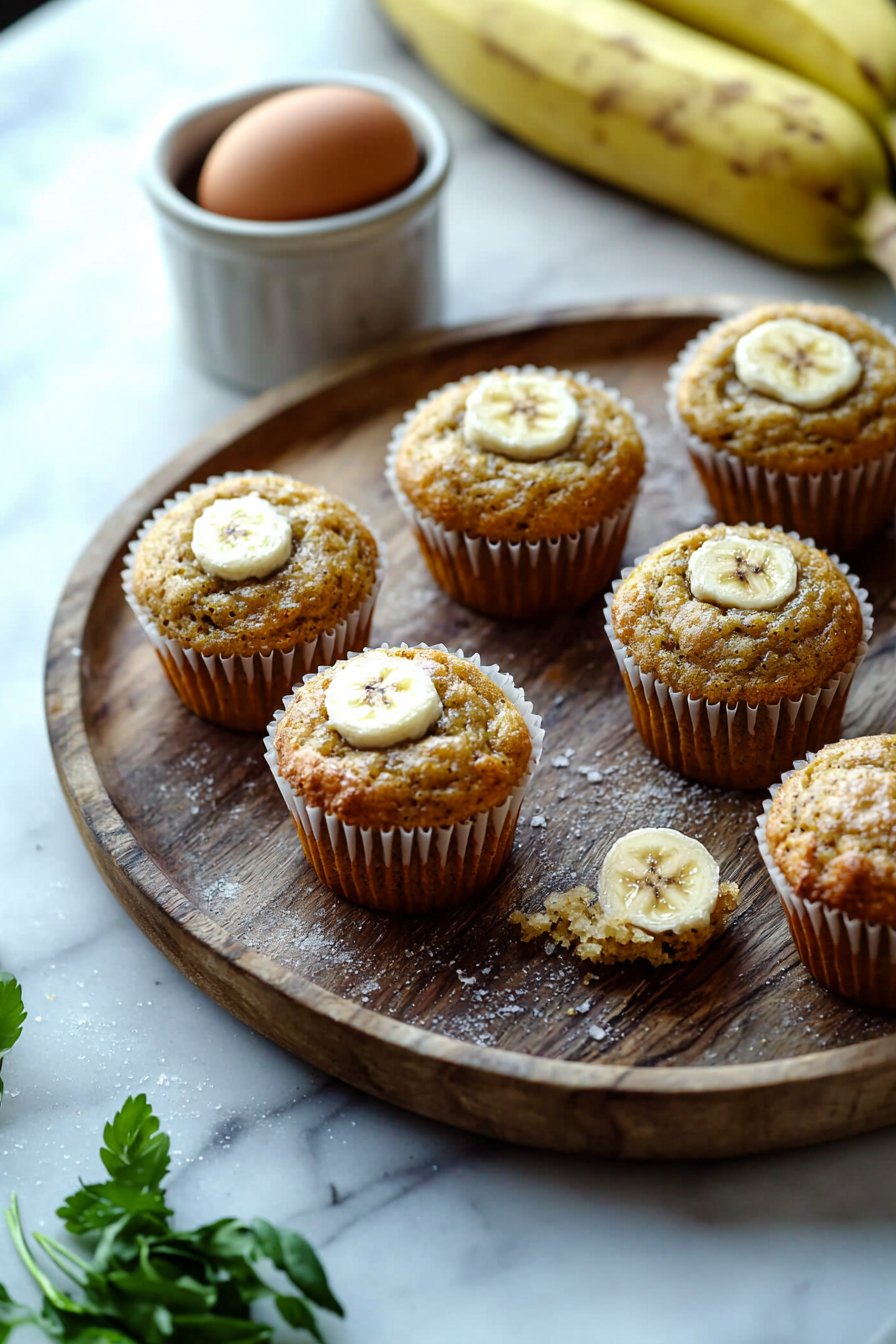 Mini Banana Muffins