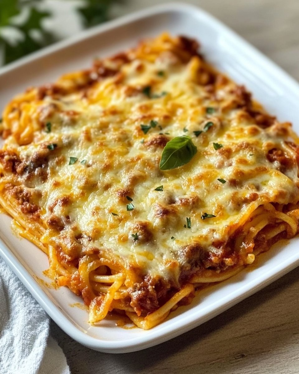 Classic Baked Spaghetti
