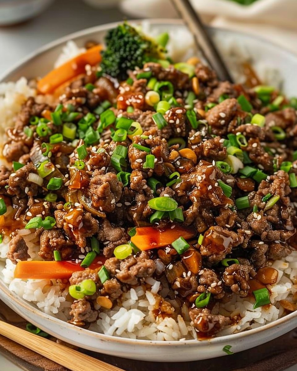 Easy Ground Beef Teriyaki