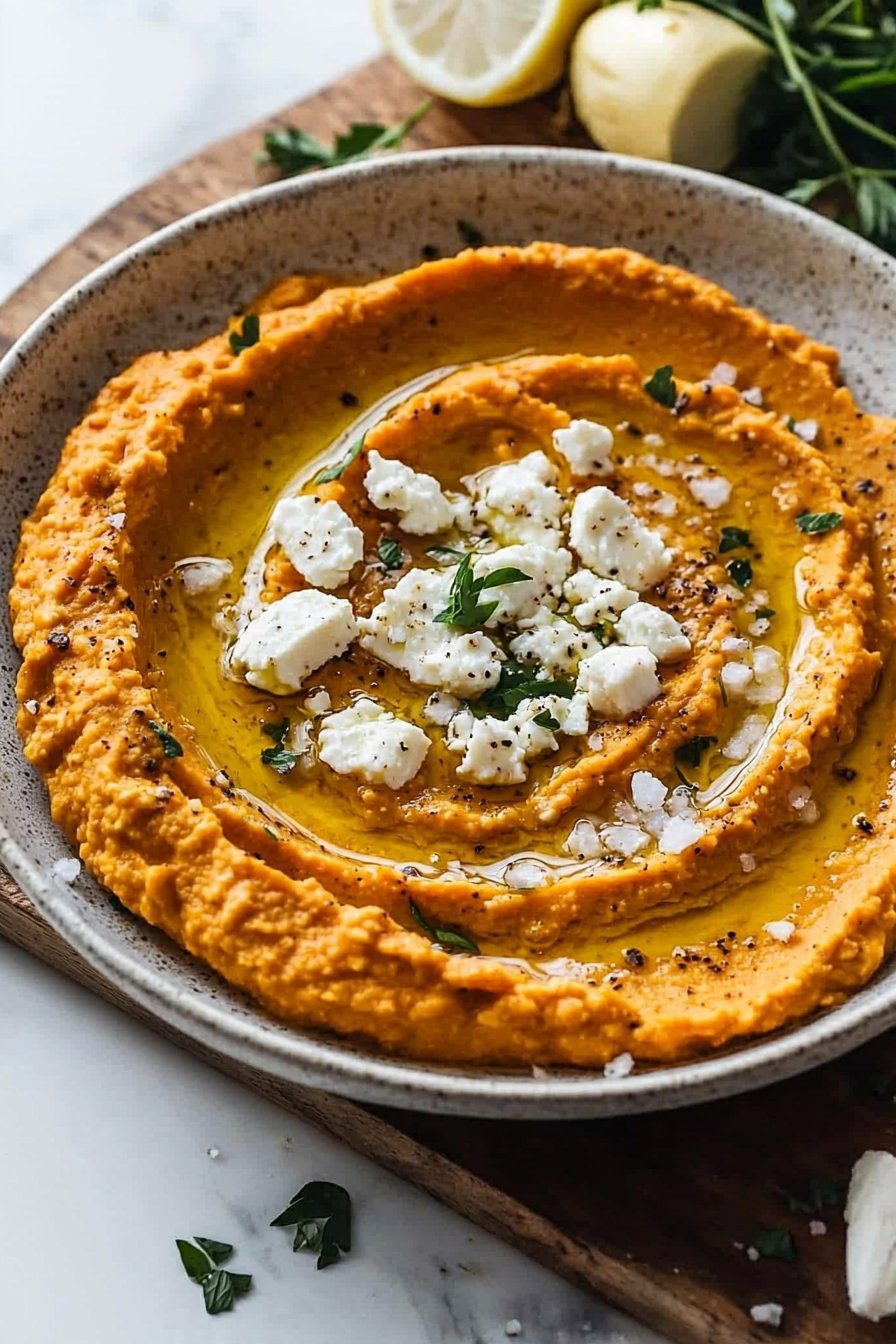 Whipped Pumpkin Feta Dip