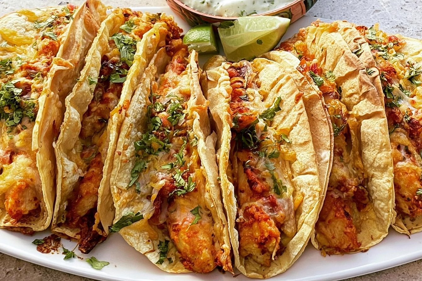 Mini Baked Chicken Tacos