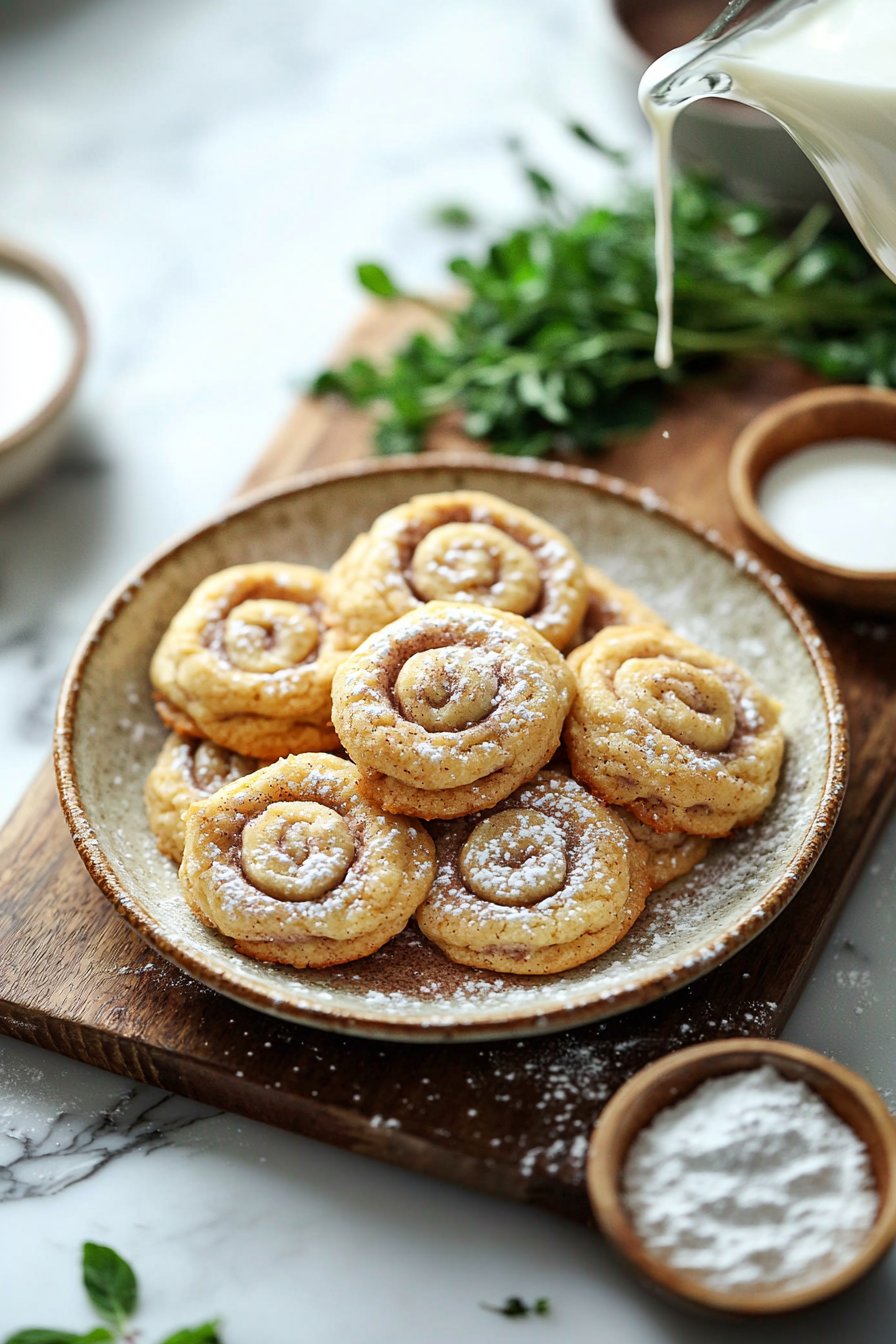 Soft Cinnamon Roll Cookies
