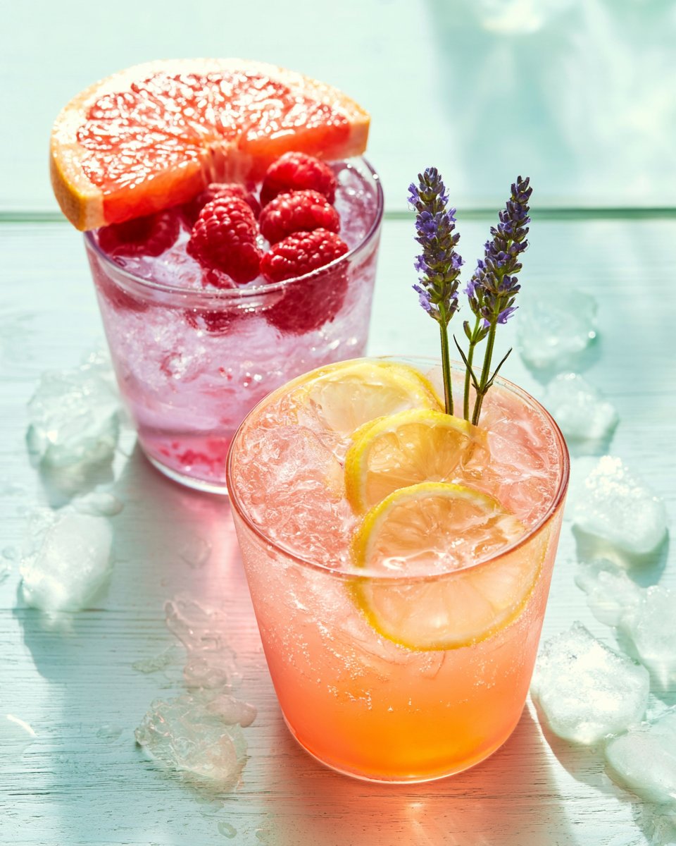 Raspberry & Lavender Iced Tea Cooler