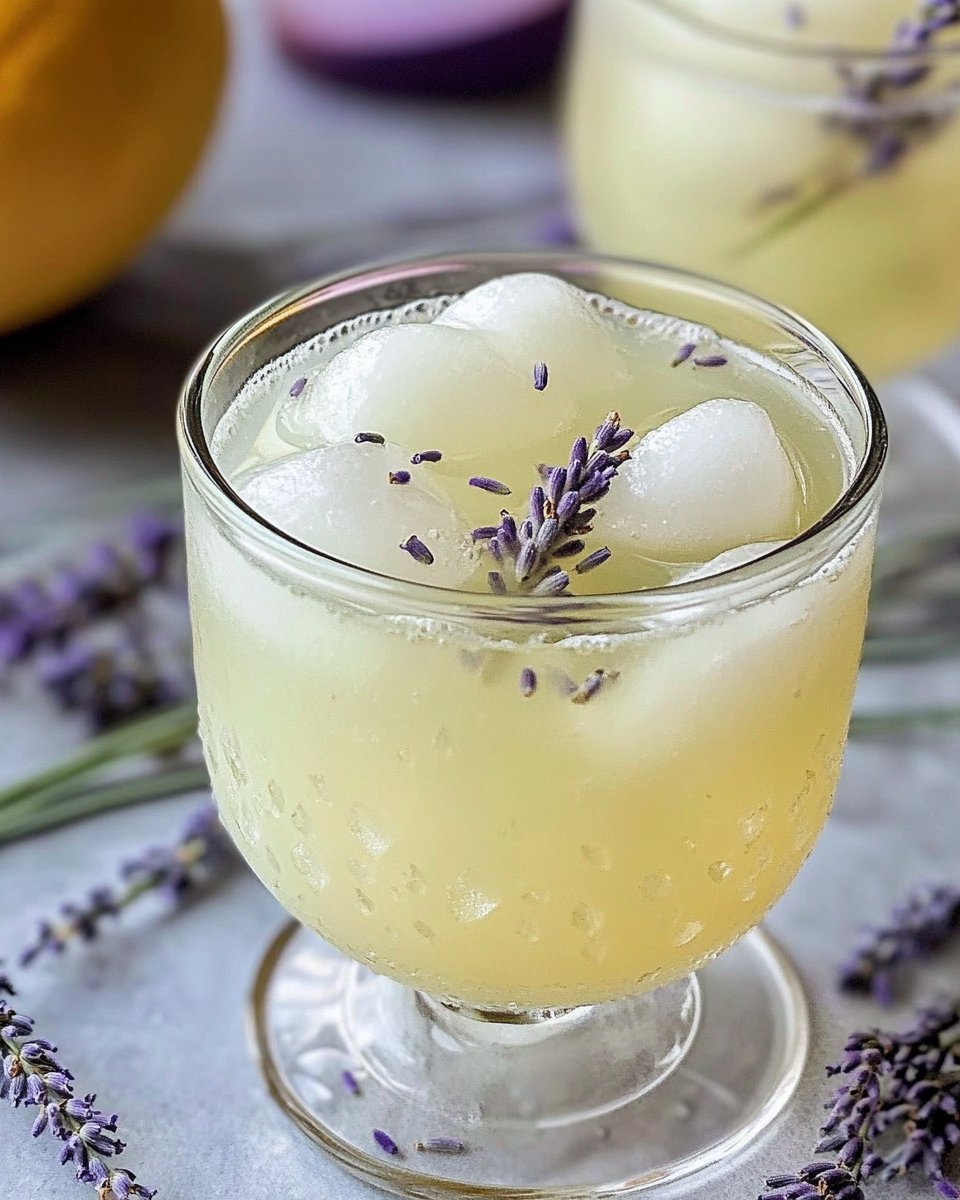 Lavender Honeydew Lemonade