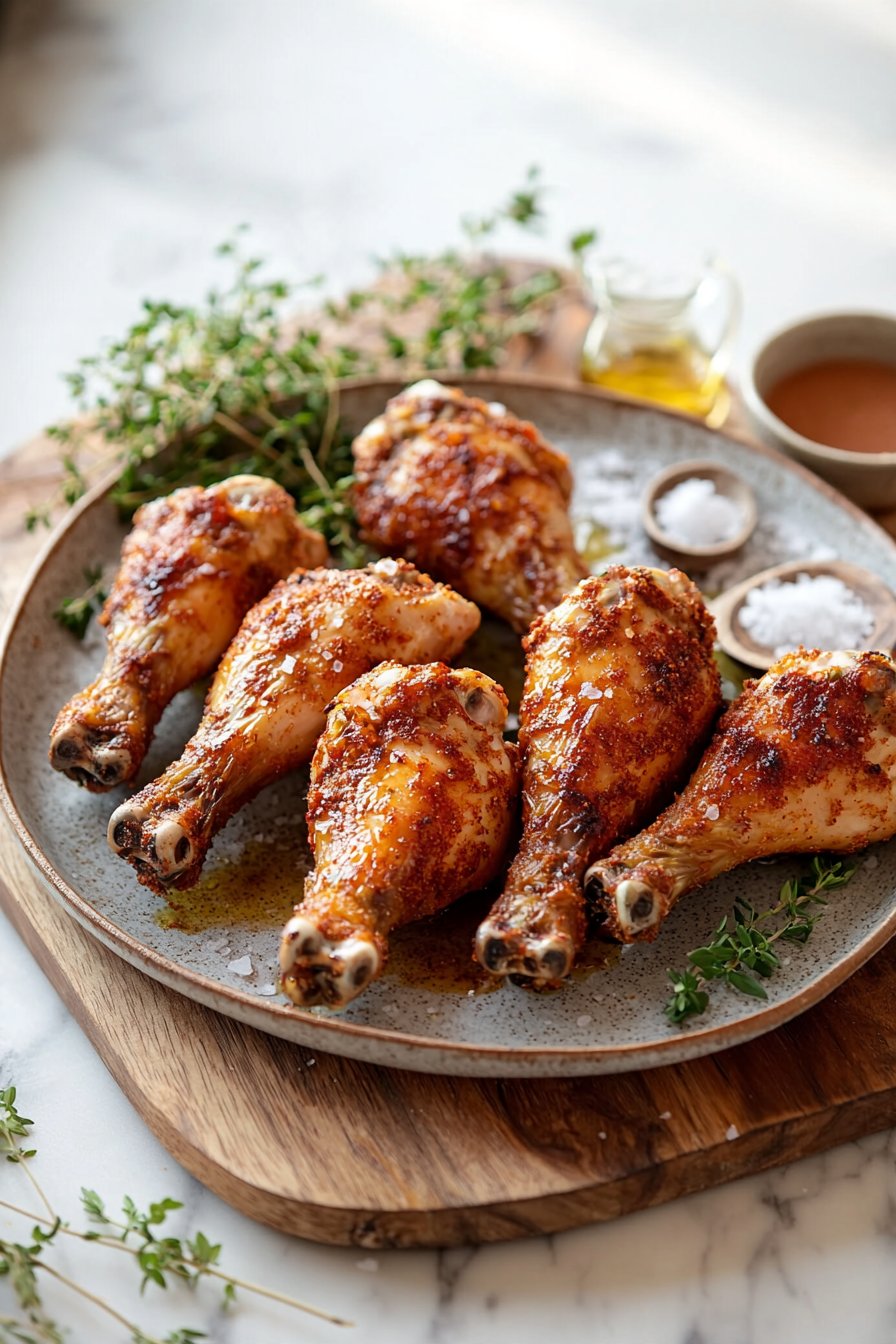 Crispy Baked Chicken Legs Drumsticks