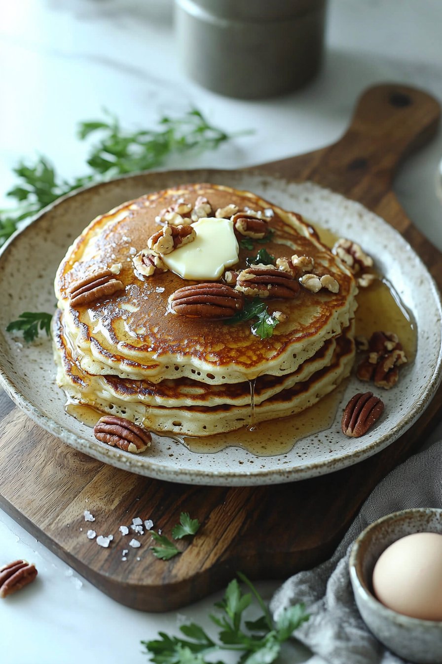 Easy Butter Pecan Pancakes