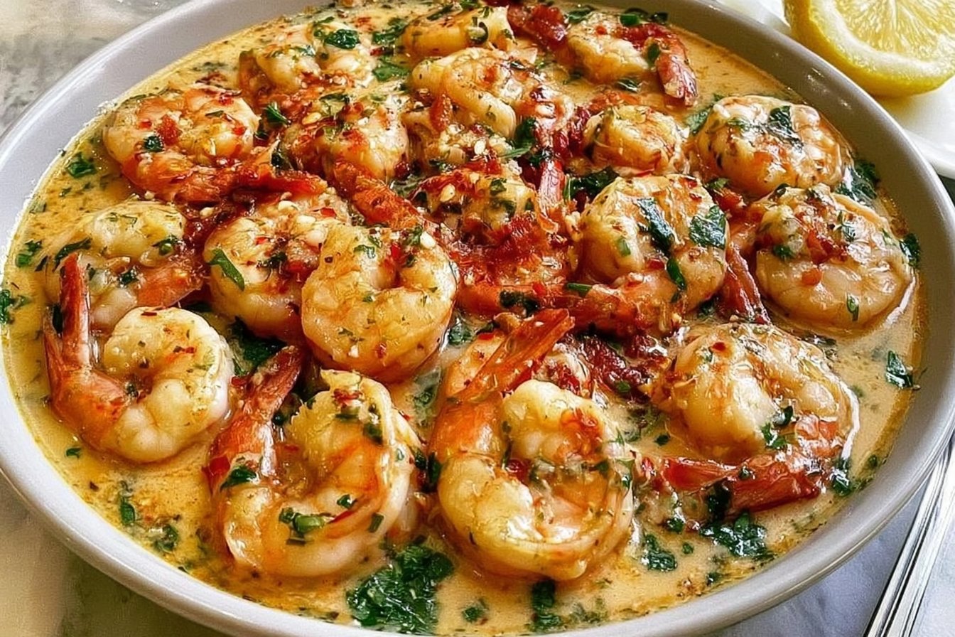 Creamy Garlic Shrimp Easy 30 Minute One Pot Dinner