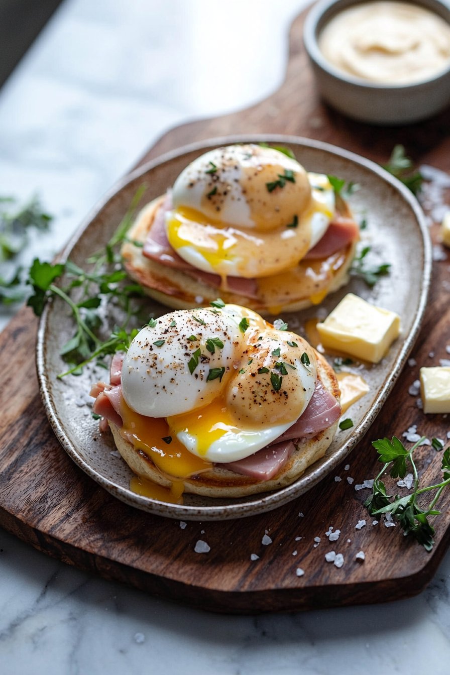 Einfache Eier Benedict
