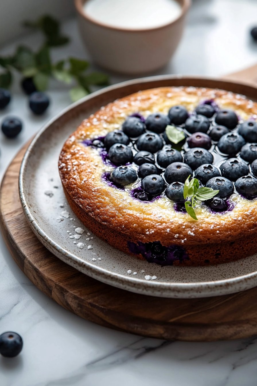 Buttermilch-Blaubeer-Frühstückskuchen