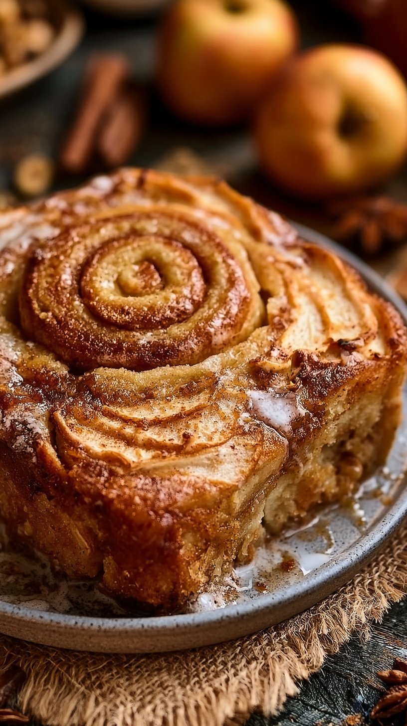 Zimtschnecken-Apfelkuchen