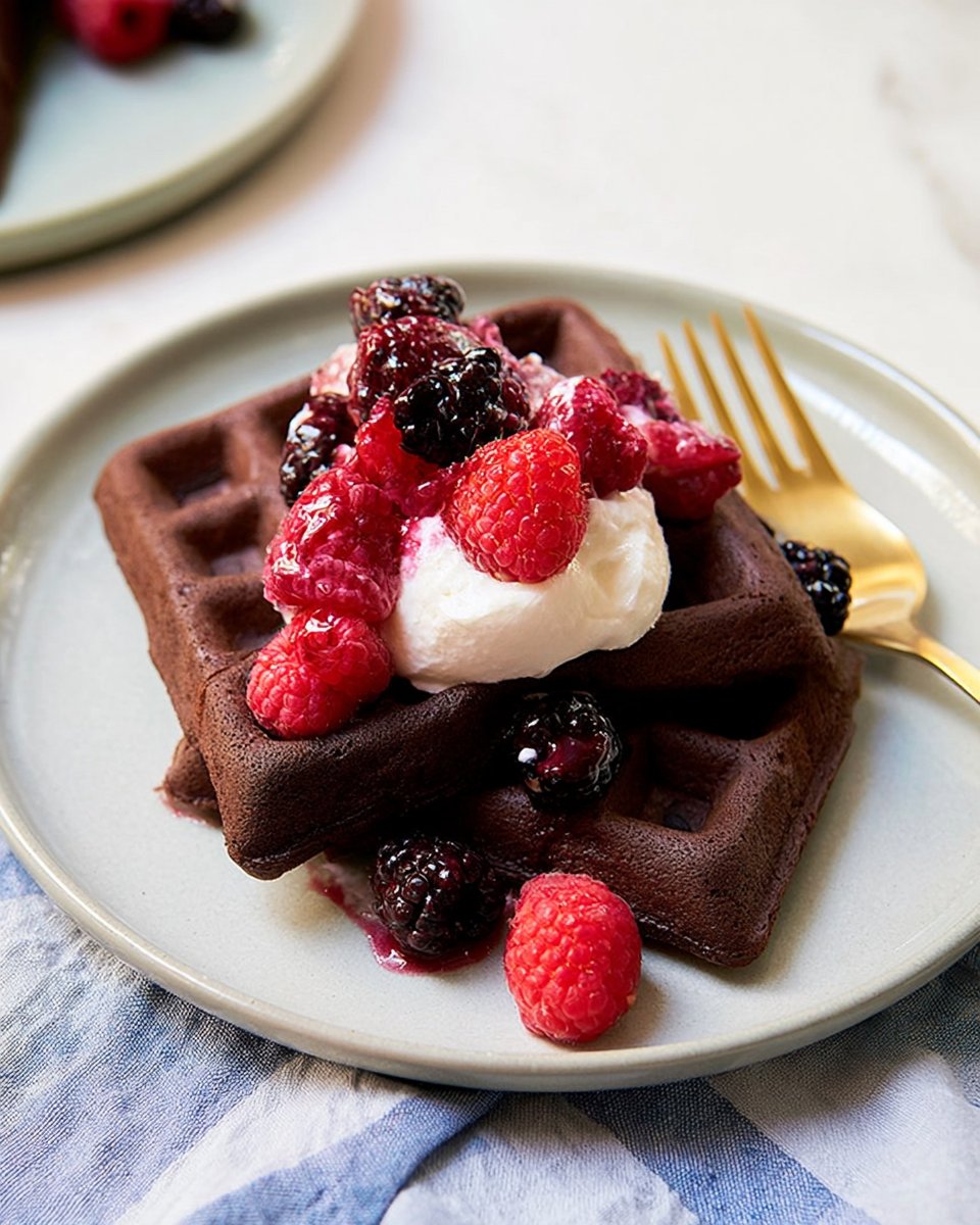Cake Mix Waffles
