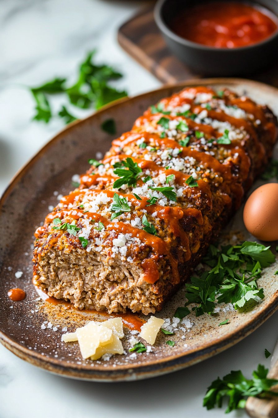 Parmesan Chicken Meatloaf