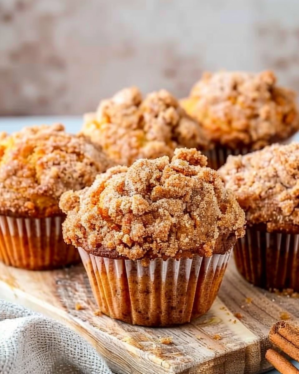 Easy Cinnamon Streusel Muffins