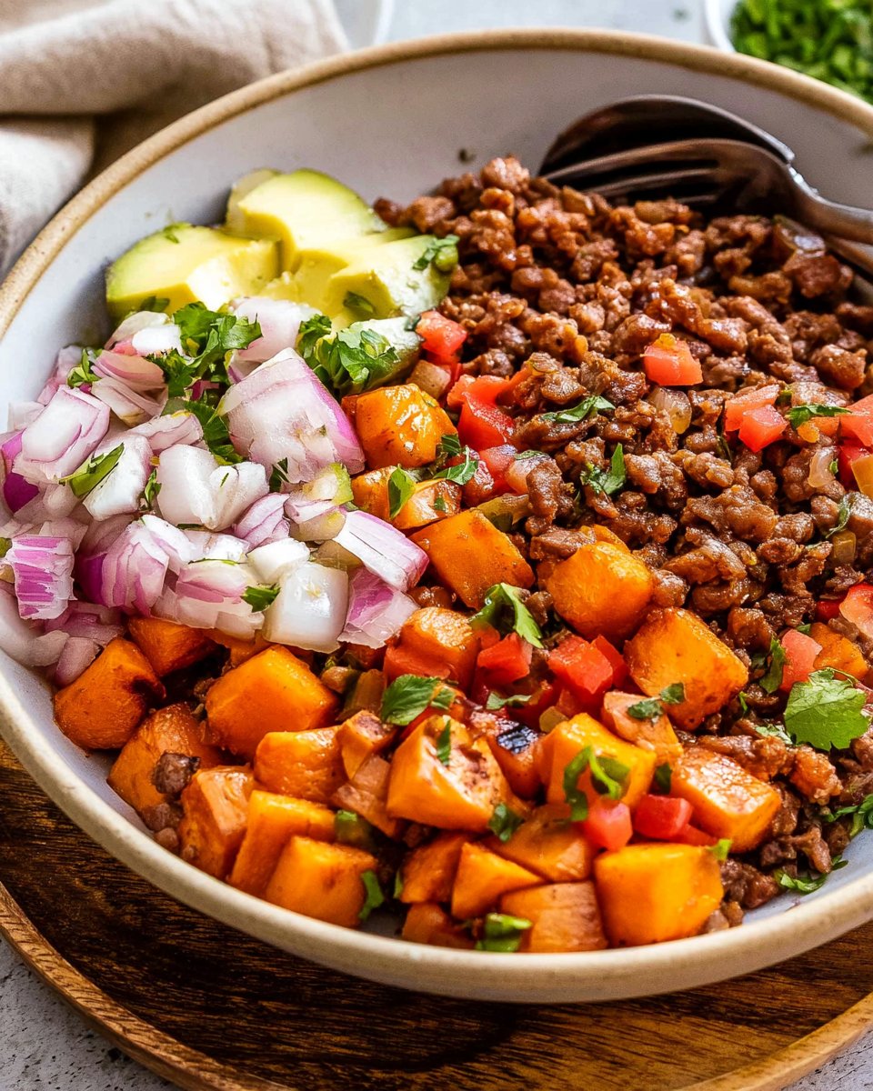 Healthy Ground Beef Bowl (Easy High Protein Meal!)