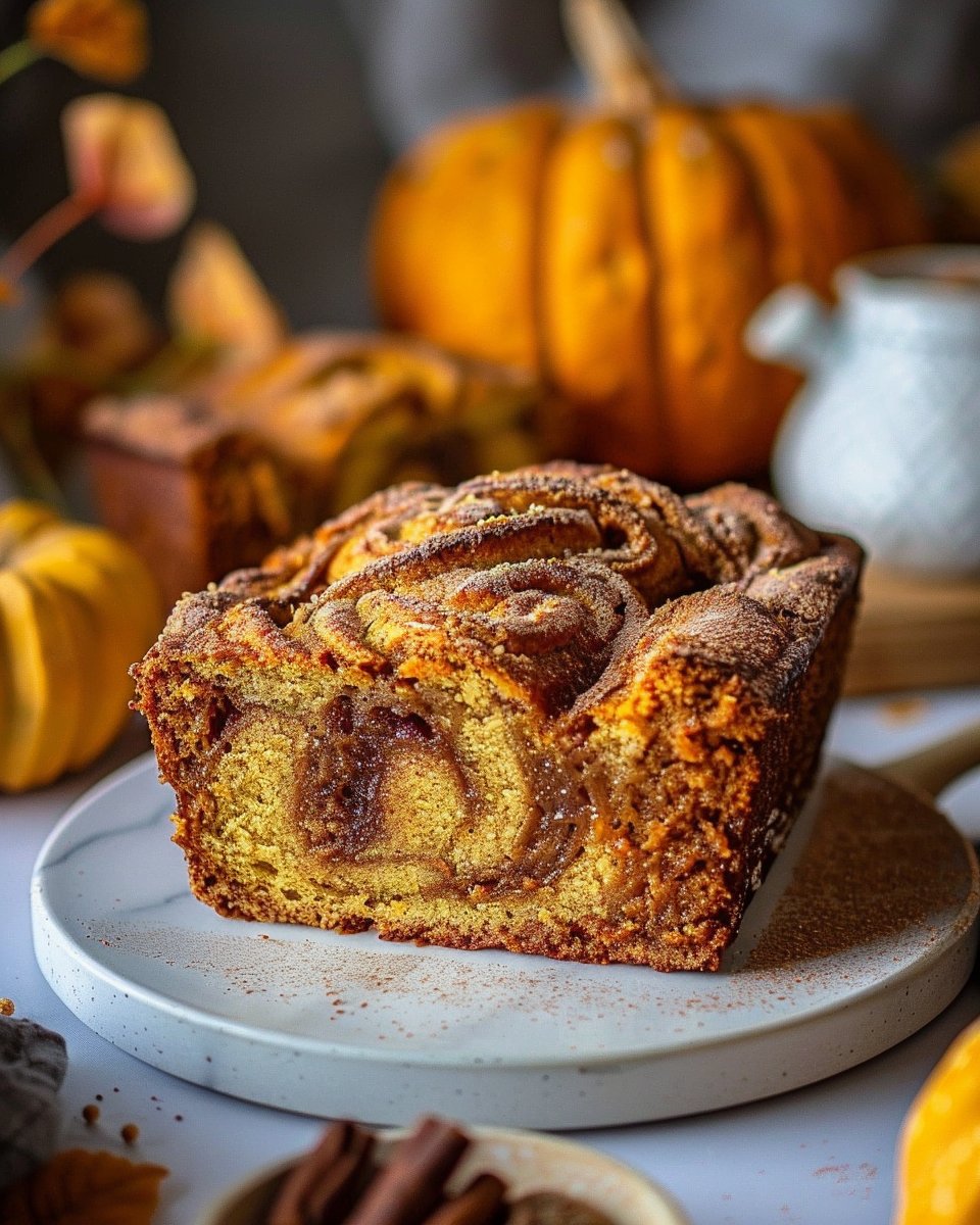 Small Batch Cinnamon Swirl Pumpkin Bread