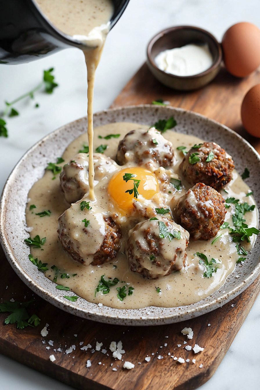 Meatballs and Gravy