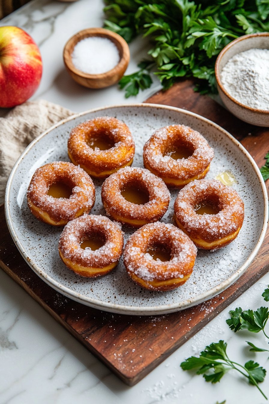 Baked Apple Cider Donut Holes