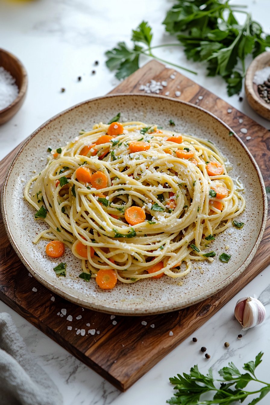 Miso Carrot Pasta