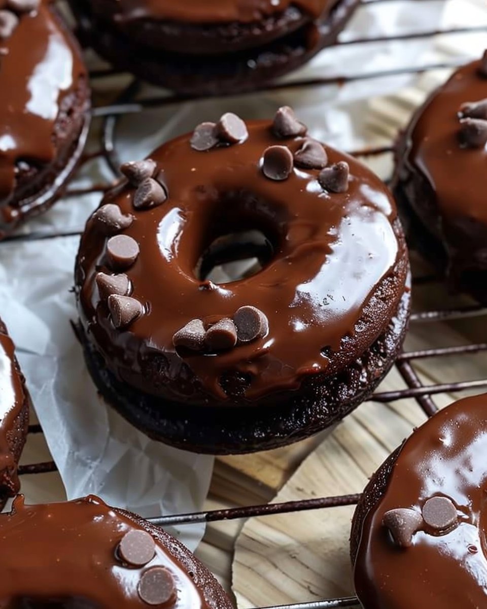 Healthy Chocolate Protein Donuts