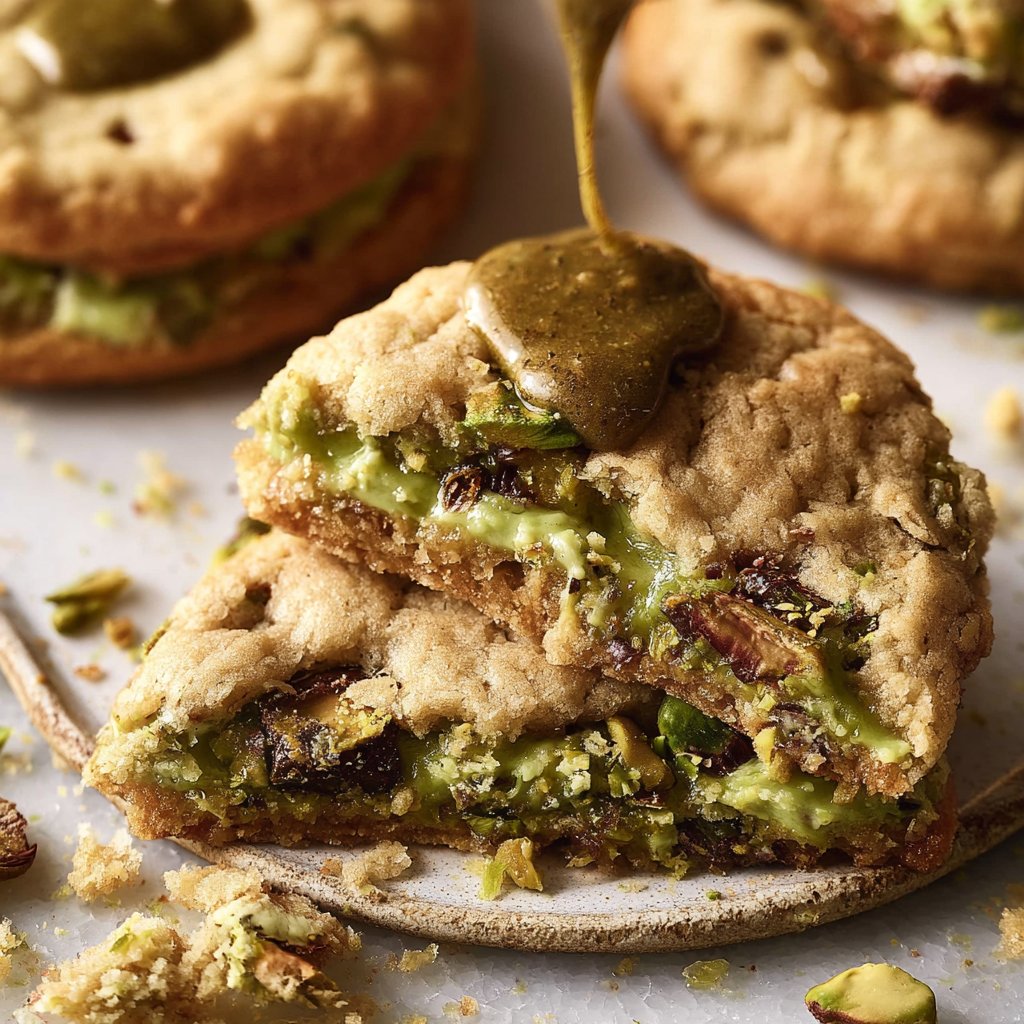 Pistachio Cream Cookies