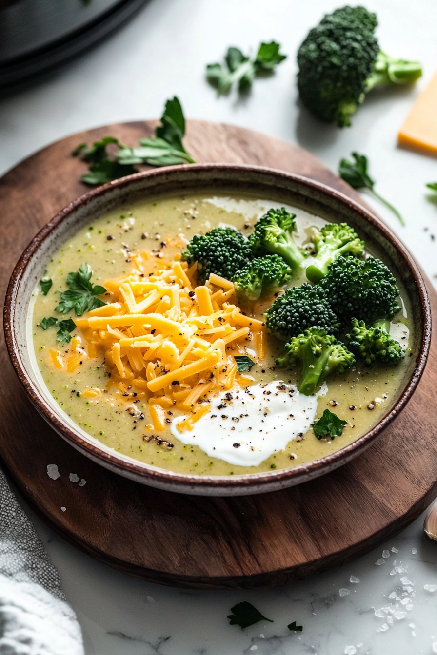 Broccoli Cheddar Soup Crockpot