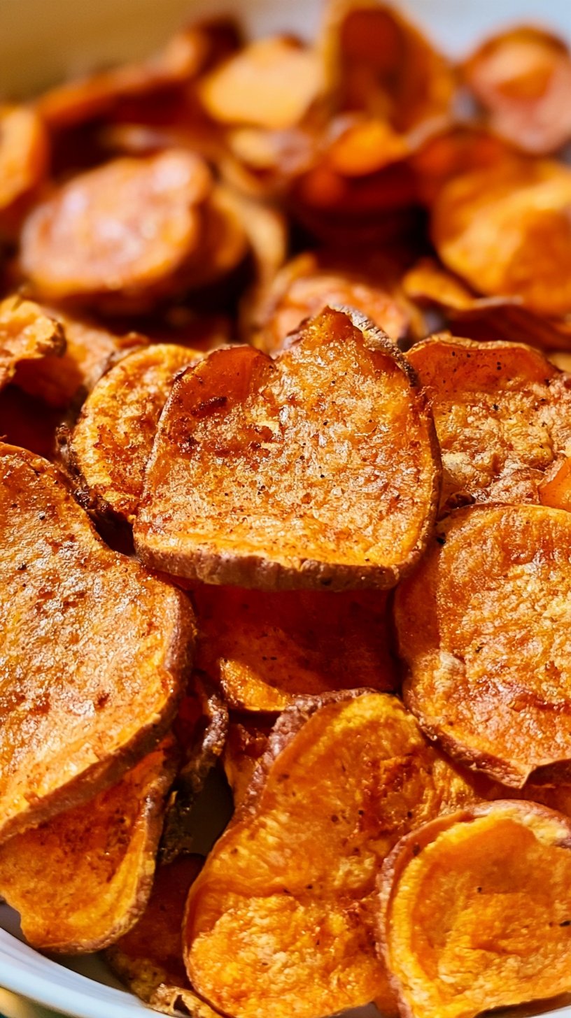 Crispy Air Fryer Sweet Potato Chips