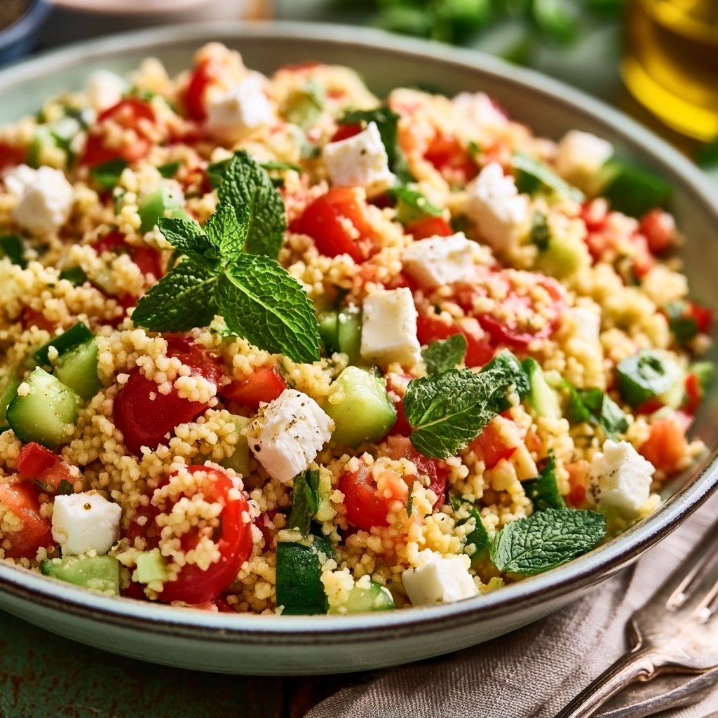 Couscous-Salat mit Feta – schnell & mediterran