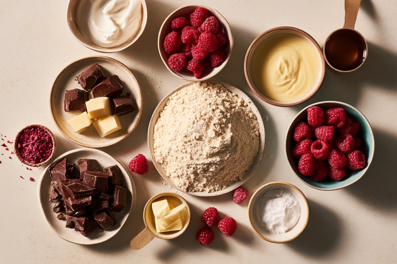 Fancy and Easy Chocolate Raspberry Dessert