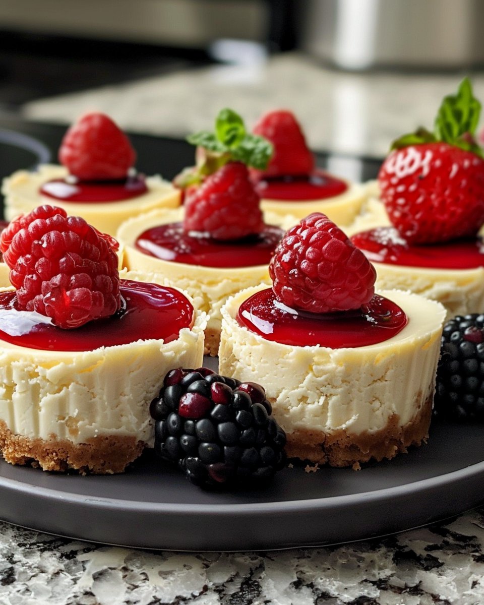 Mini Cheesecakes 2 Mini Cheesecakes
