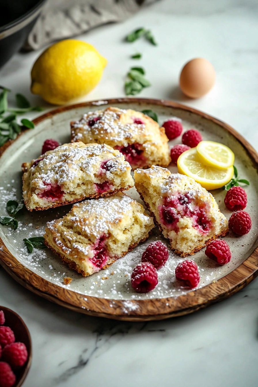 Zitronen-Himbeer-Scones