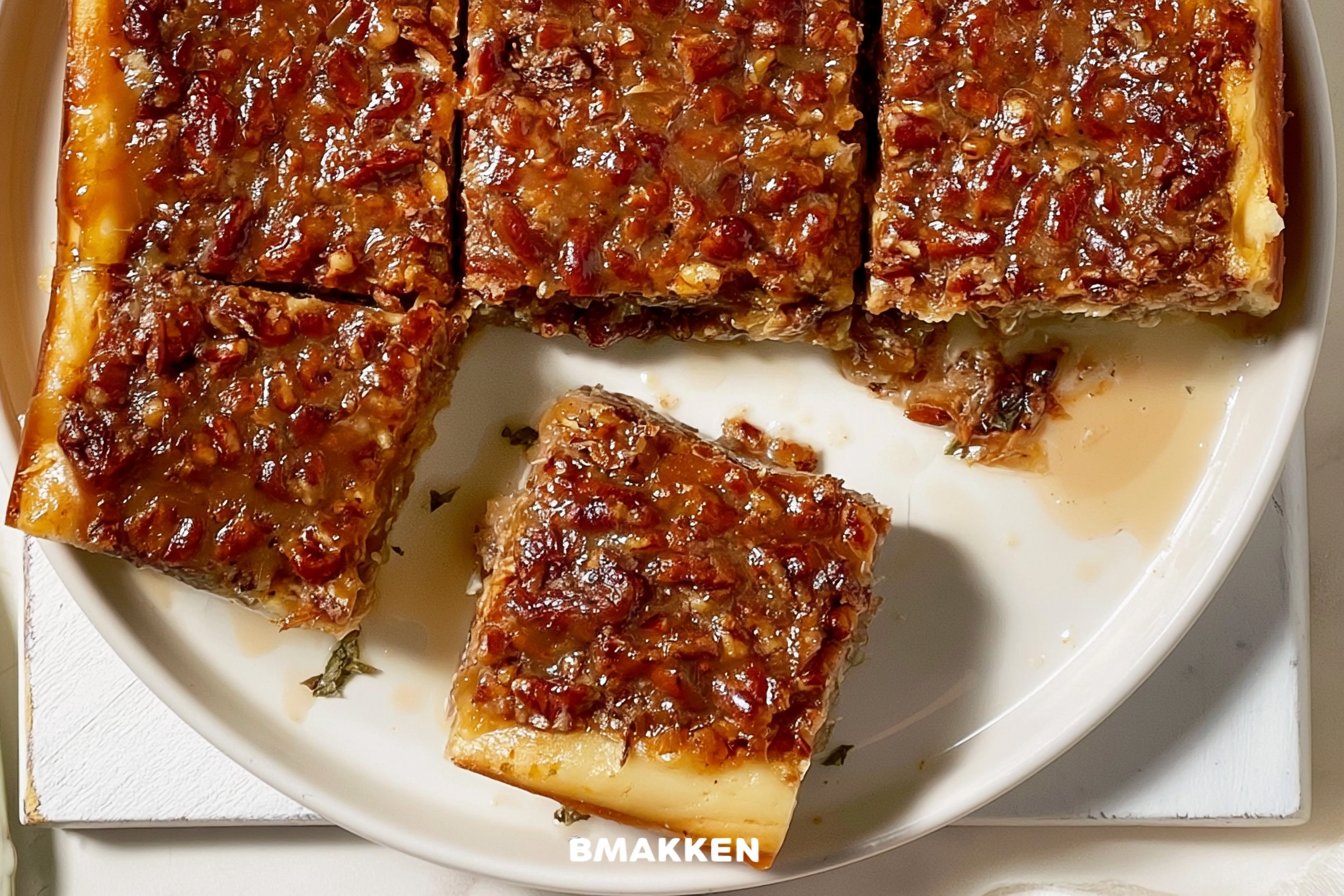 Pecan Pie Cheesecake Bars
