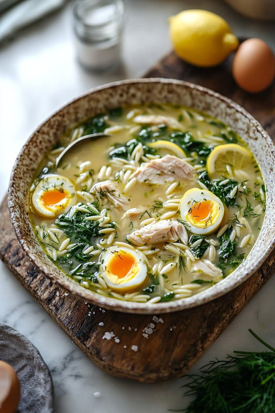Greek Lemon Chicken Soup