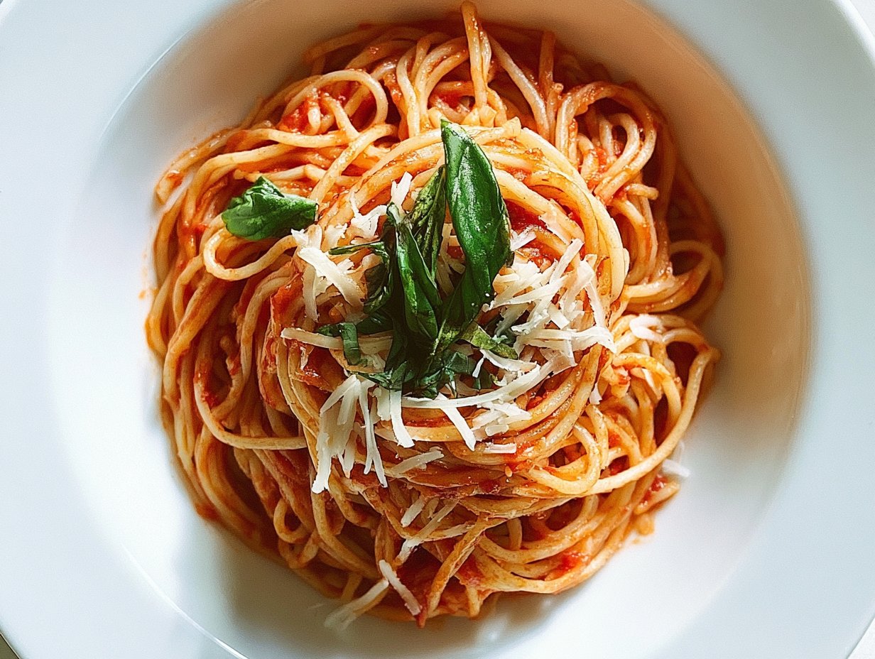 Tomato Basil Spaghetti