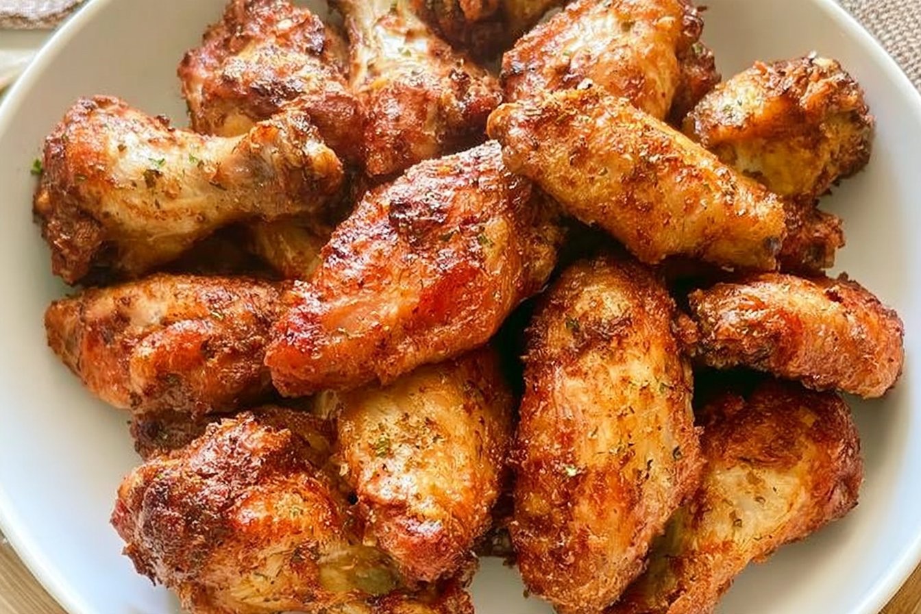 Crispy Air Fryer Chicken Wings | Best air fryer chicken wings recipe, Air fryer food