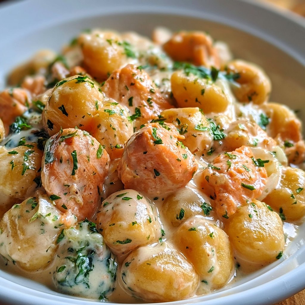 Cremige Lachs Gnocchi – Schnelles & köstliches Rezept!