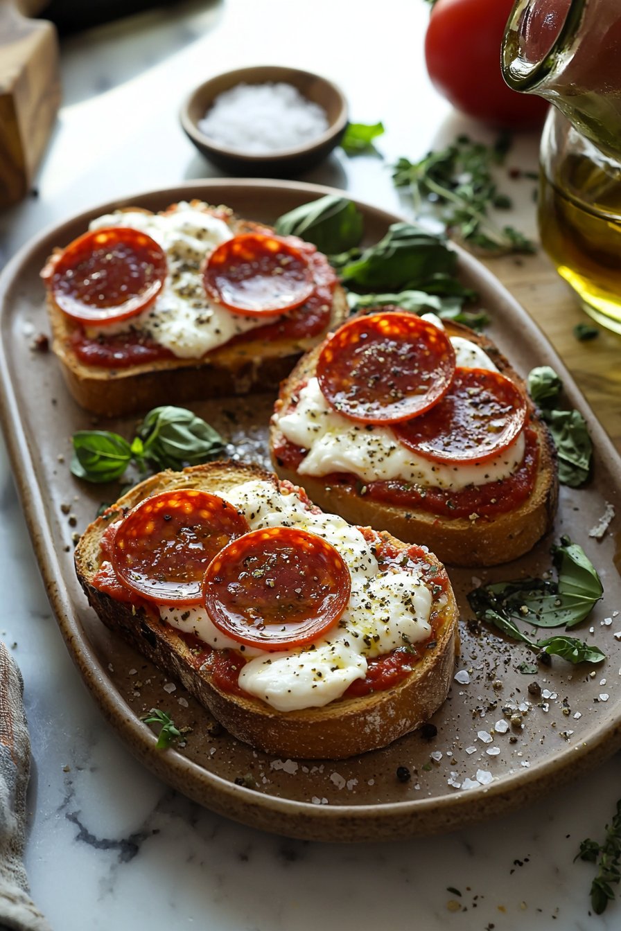 Delightful Pizza Toast