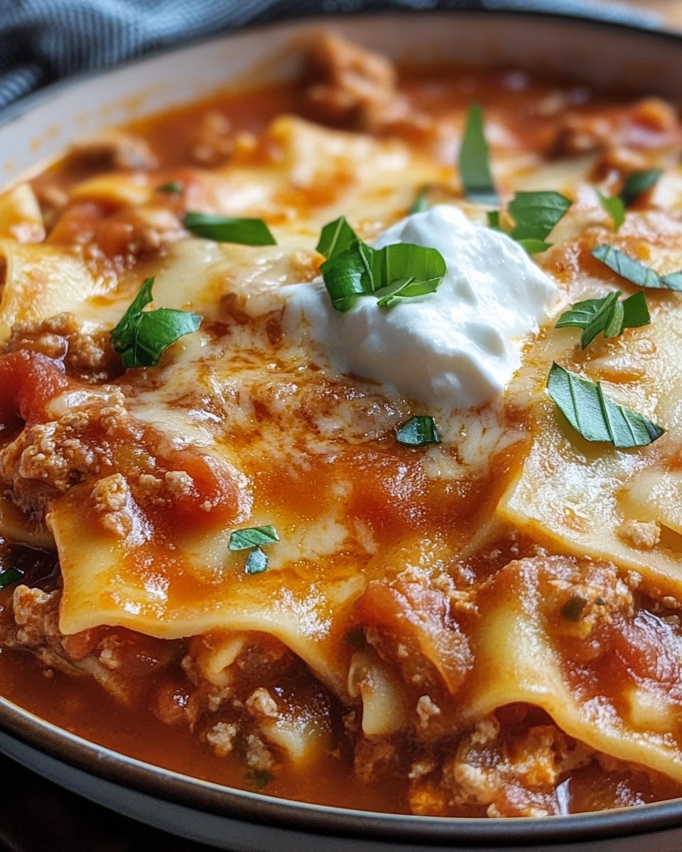 Lasagnensuppe