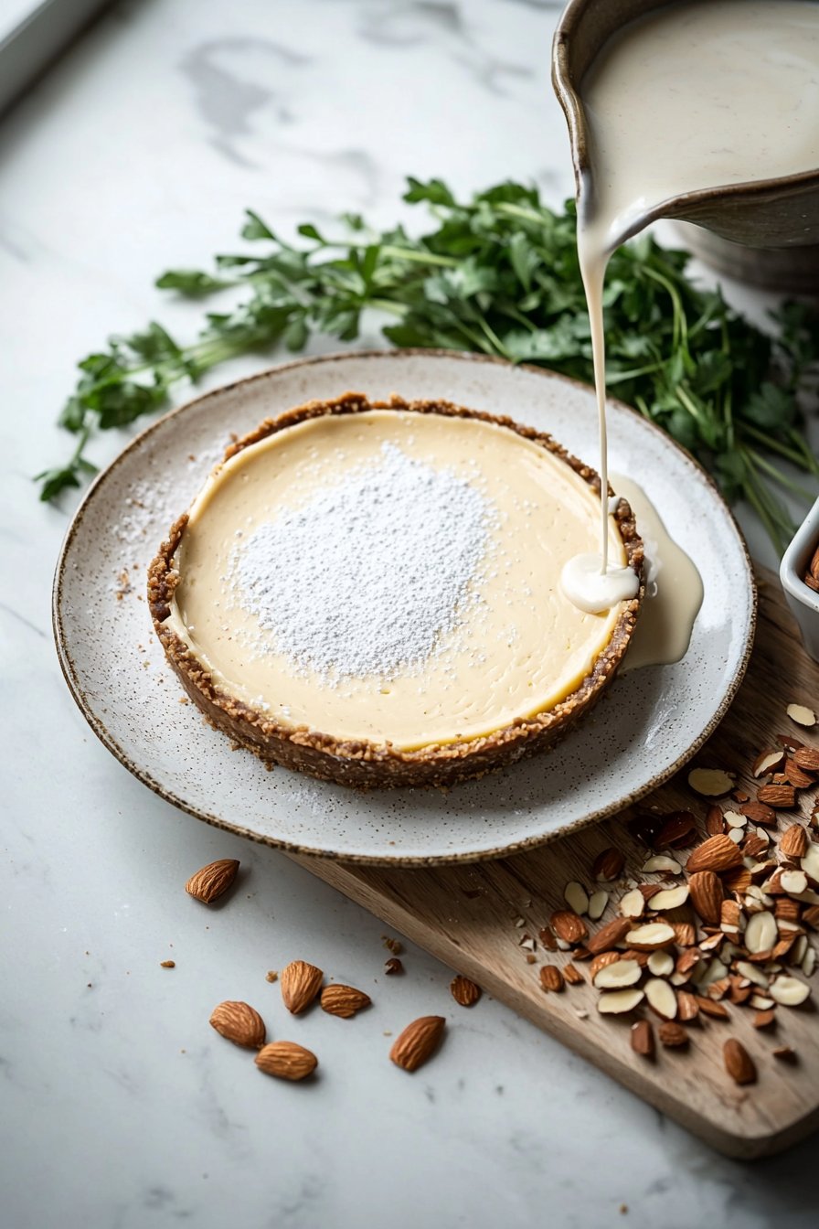 Creamy Almond Cheesecake