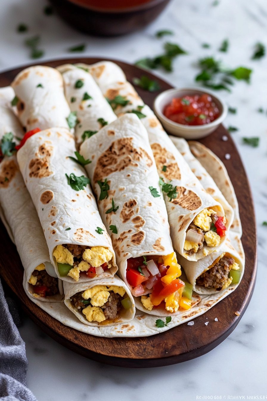 Easy Freezer Breakfast Burritos
