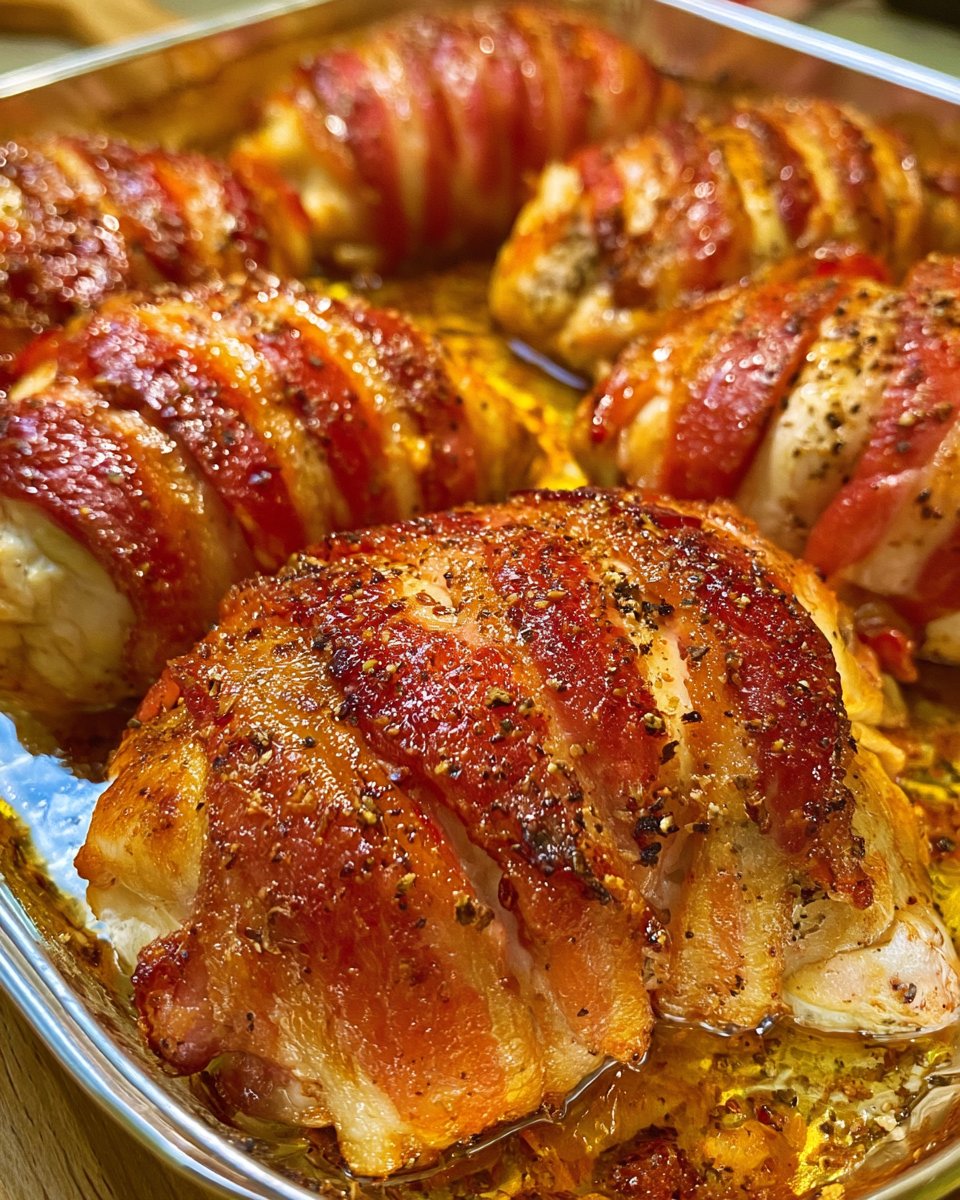 Bacon Wrapped Chicken Breasts
