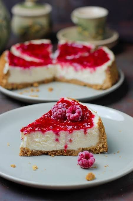 Refreshing Lemon Lime Cherry Pistachio Cheesecake