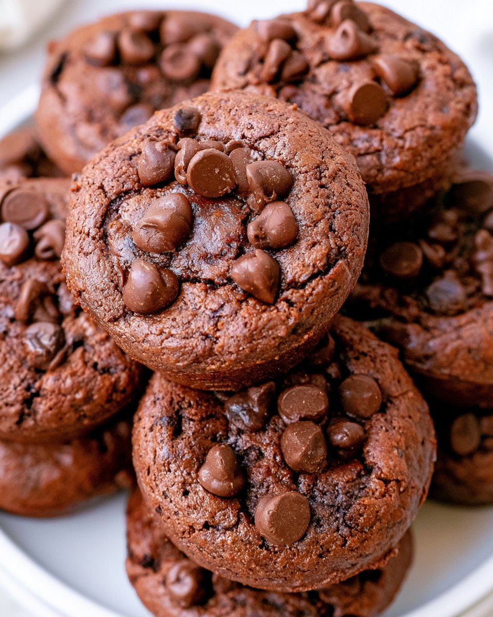 Healthy Chocolate Muffins (That Taste Like Brownies!)