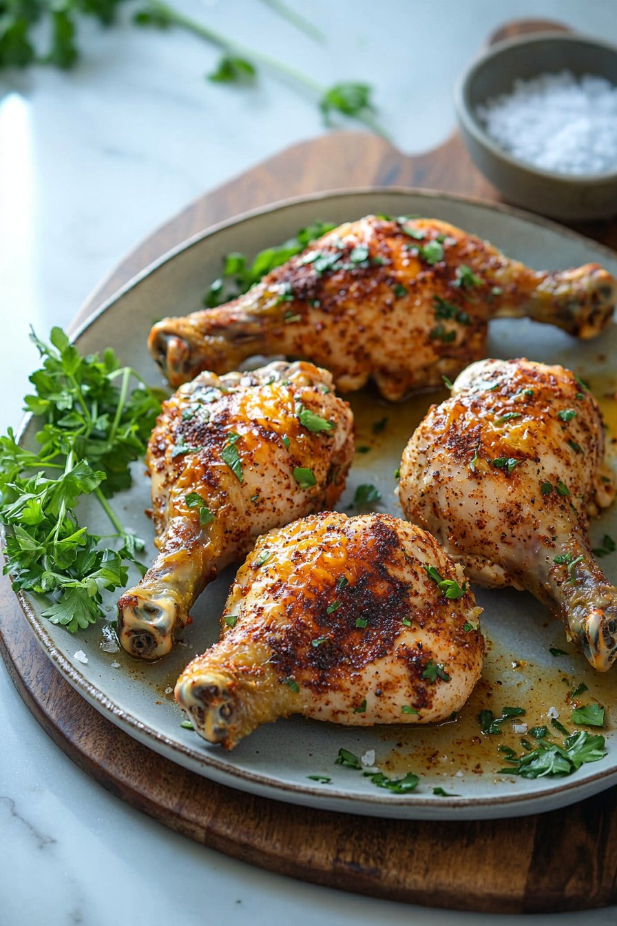 Baked Chicken Leg Quarters