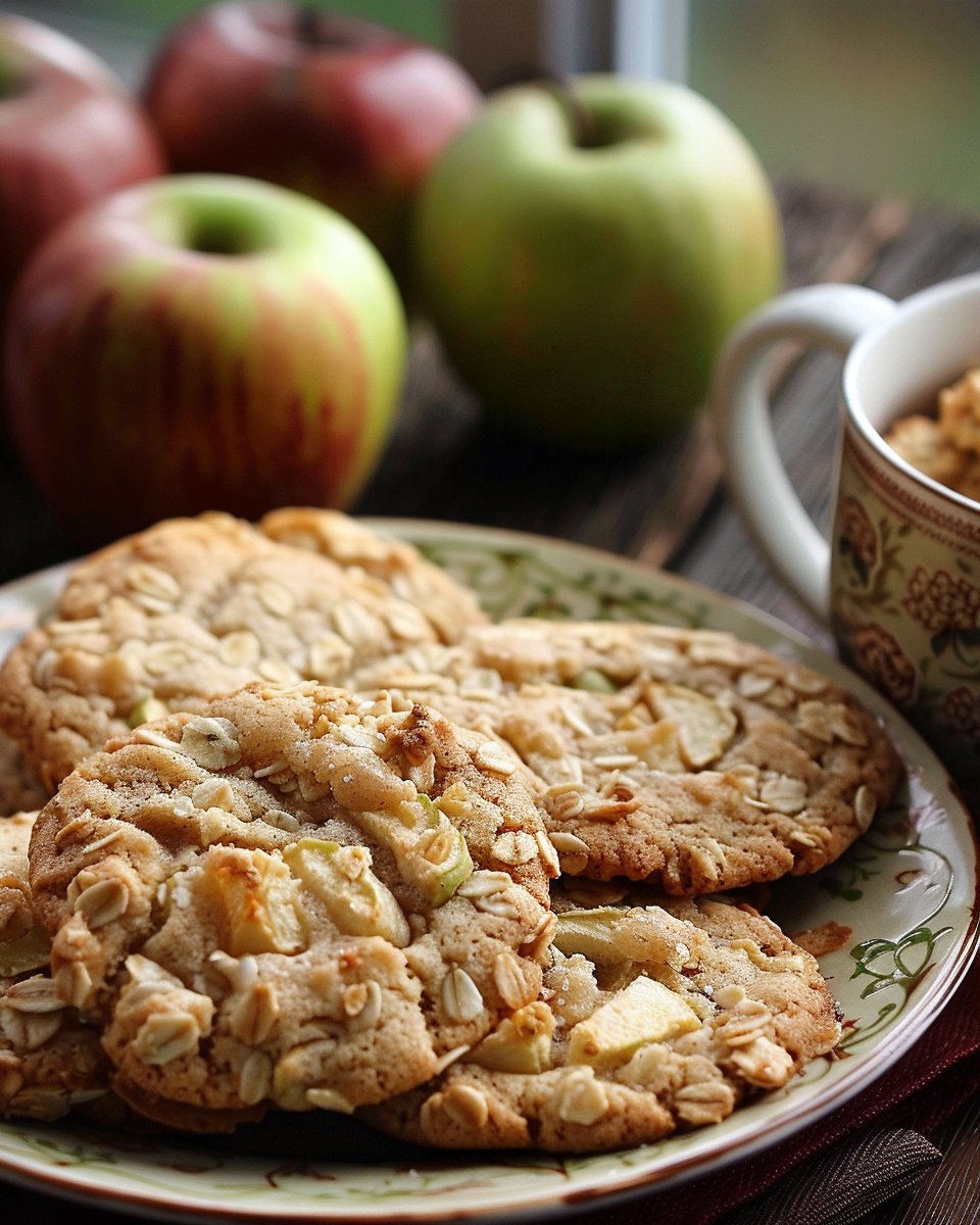 Apple Crisp Cookies