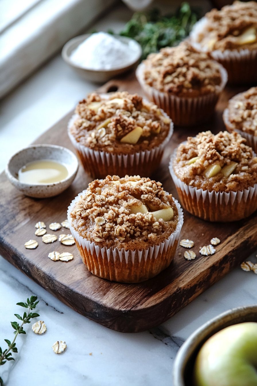 Apple Crumble Muffins